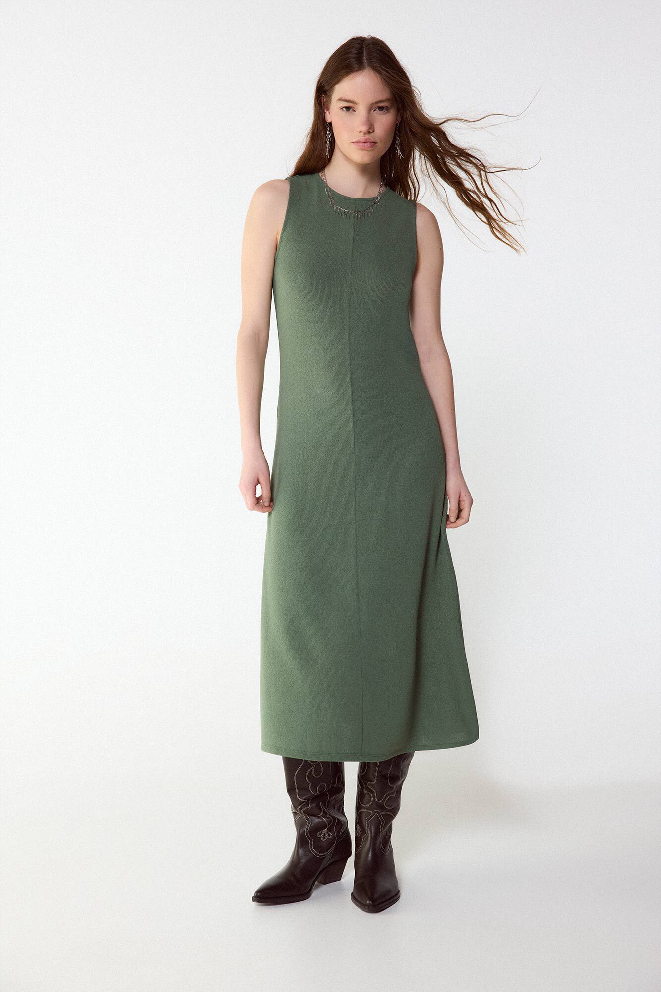 Slowlove Vestido b&aacute;sico con estructura
