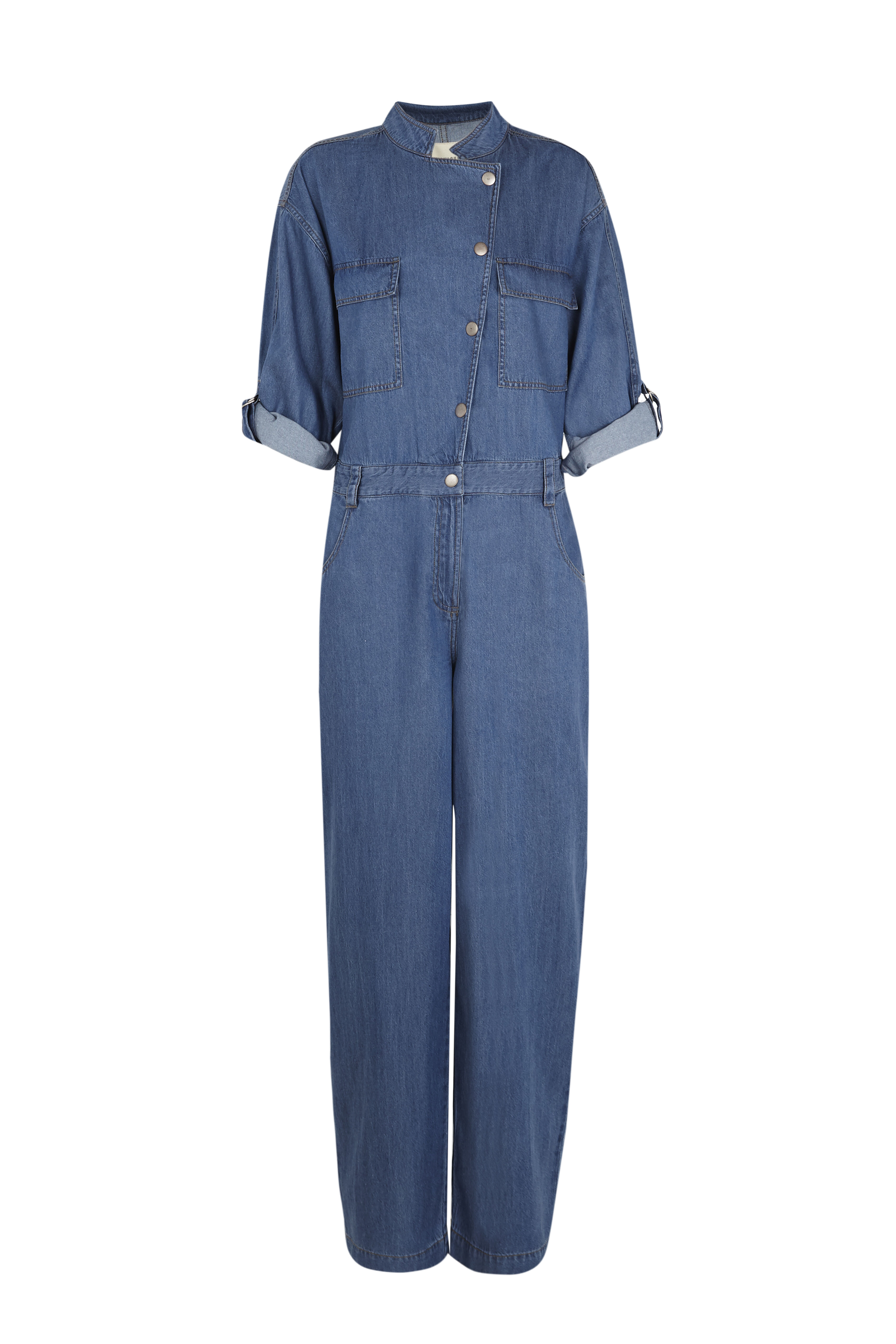 Slowlove Jumpsuit de mezclilla cargo Azul oscuro