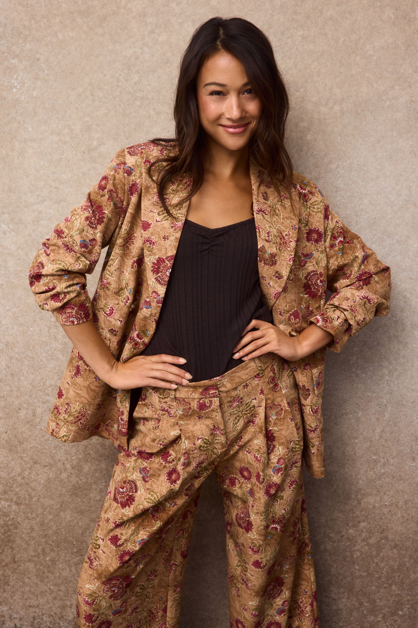 Slowlove Blazer oversized estampada