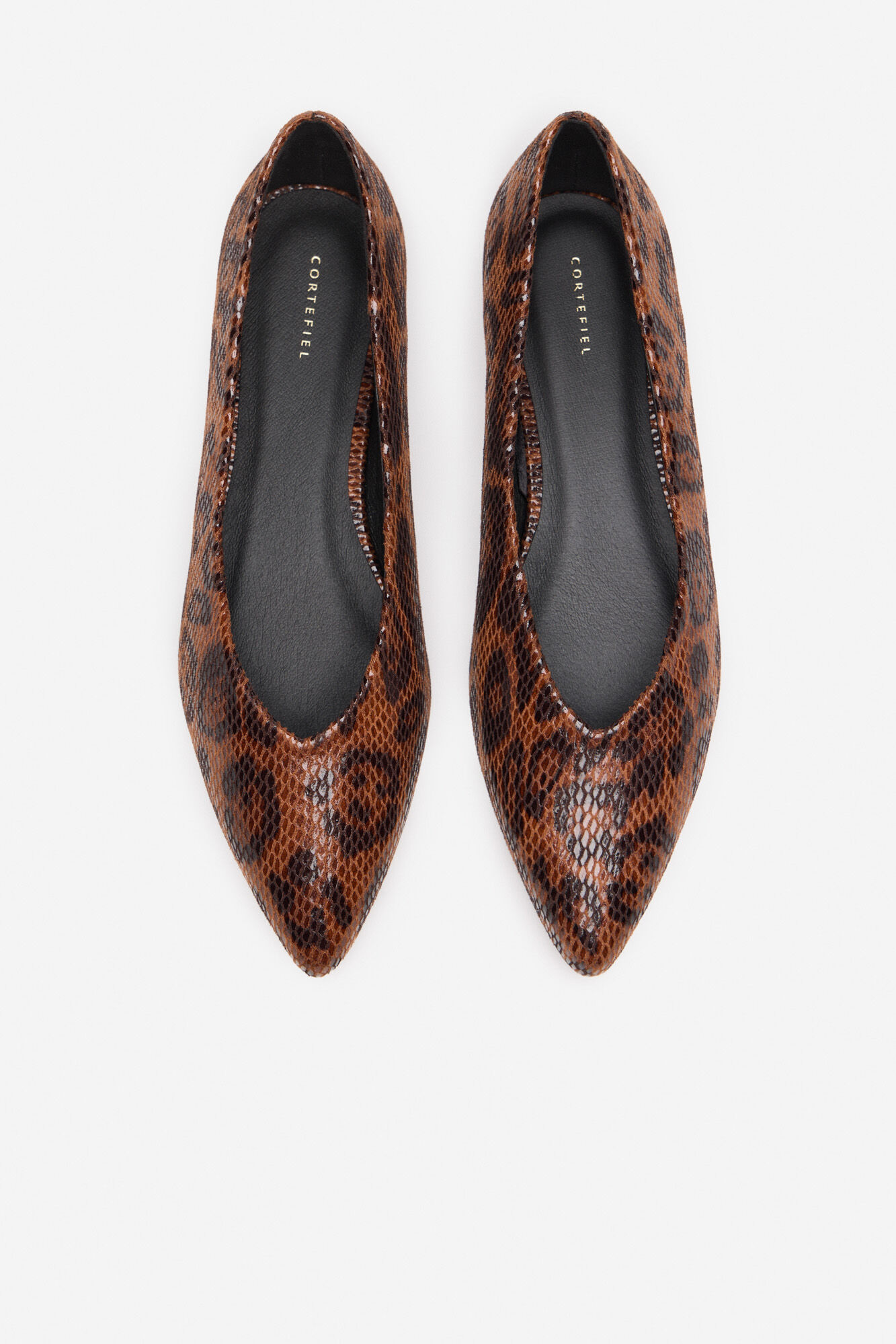 Cortefiel Zapatillas Estampado marr&oacute;n