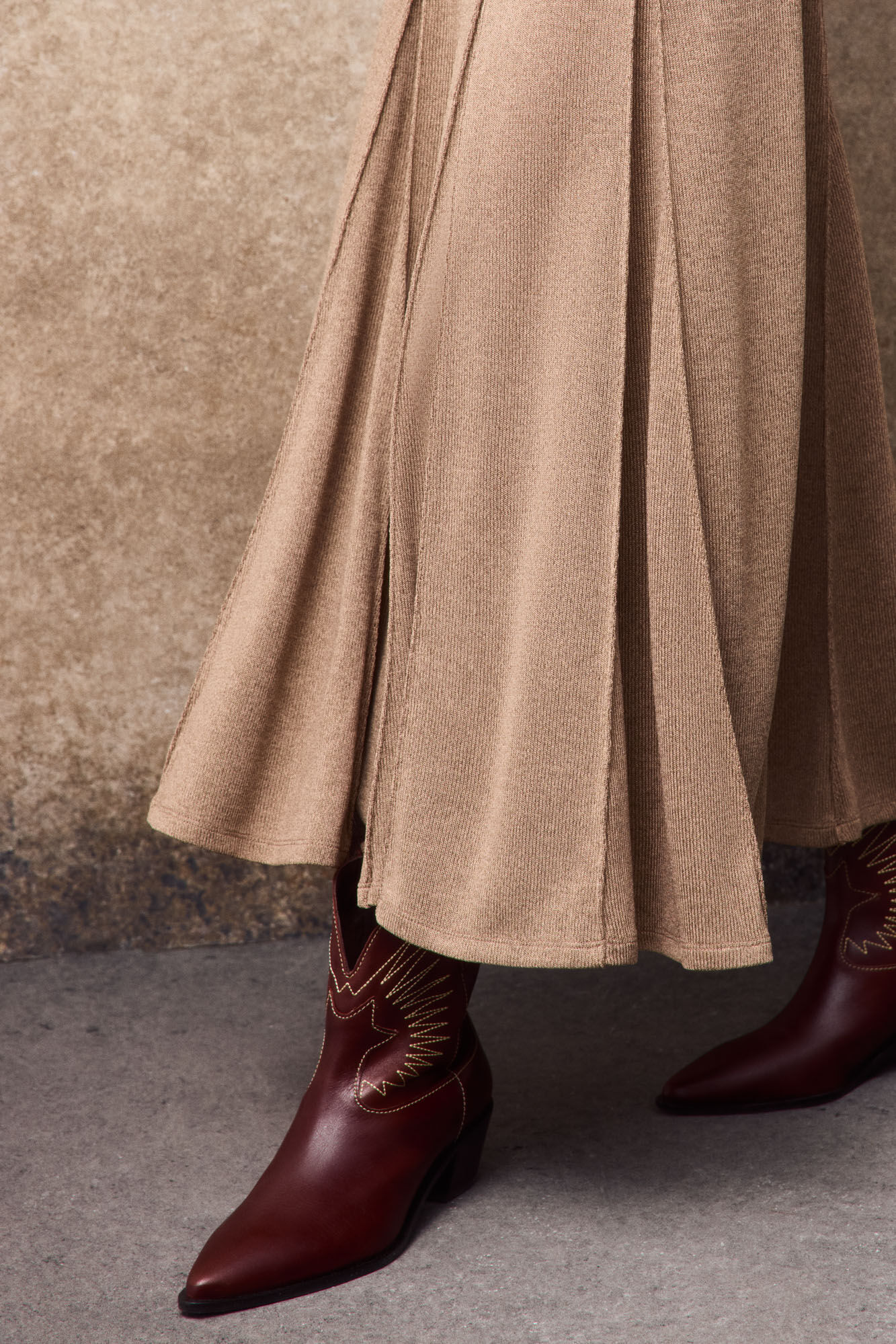 Slowlove Vestido melange Beige