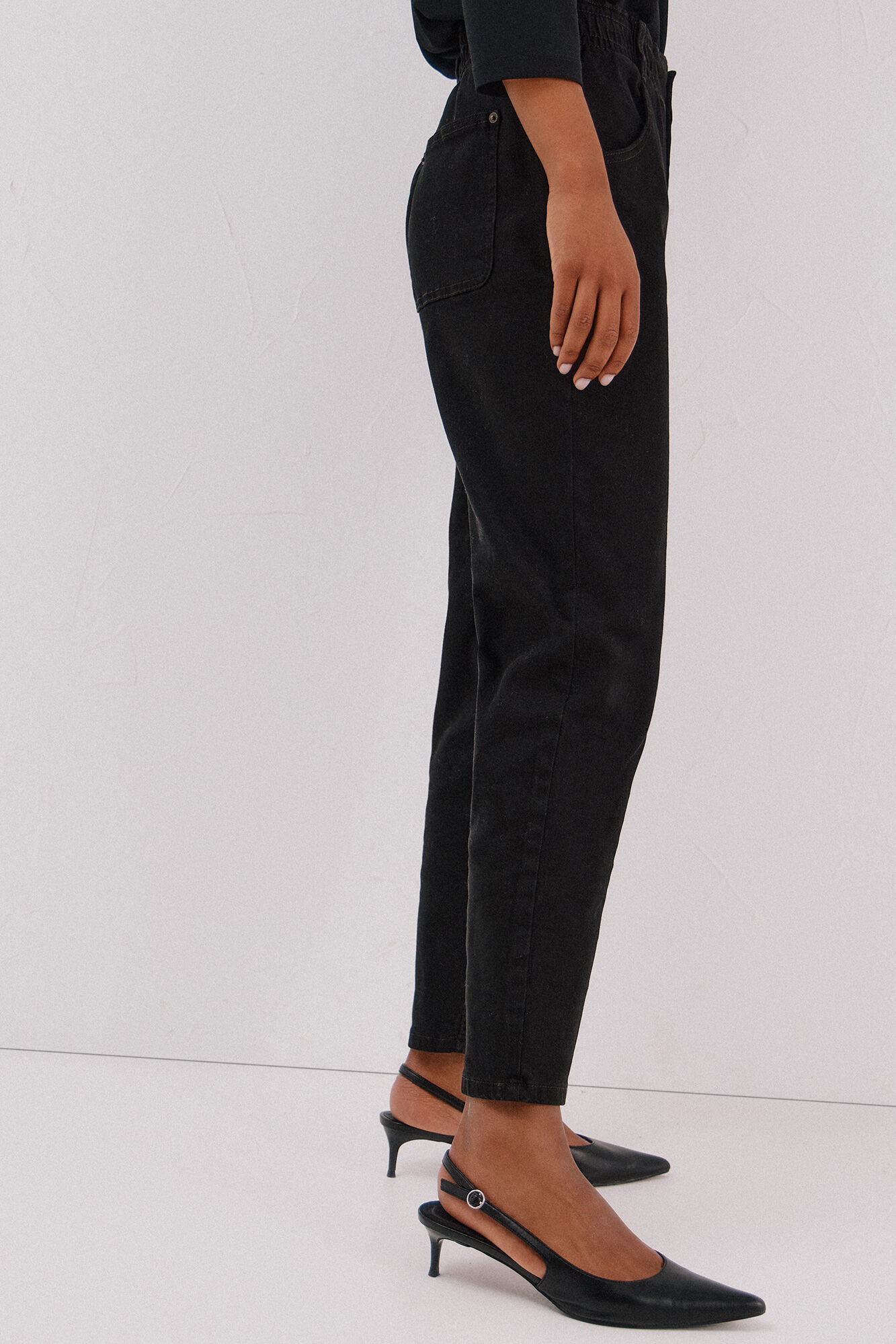 Cortefiel Jeans easy fit Negro