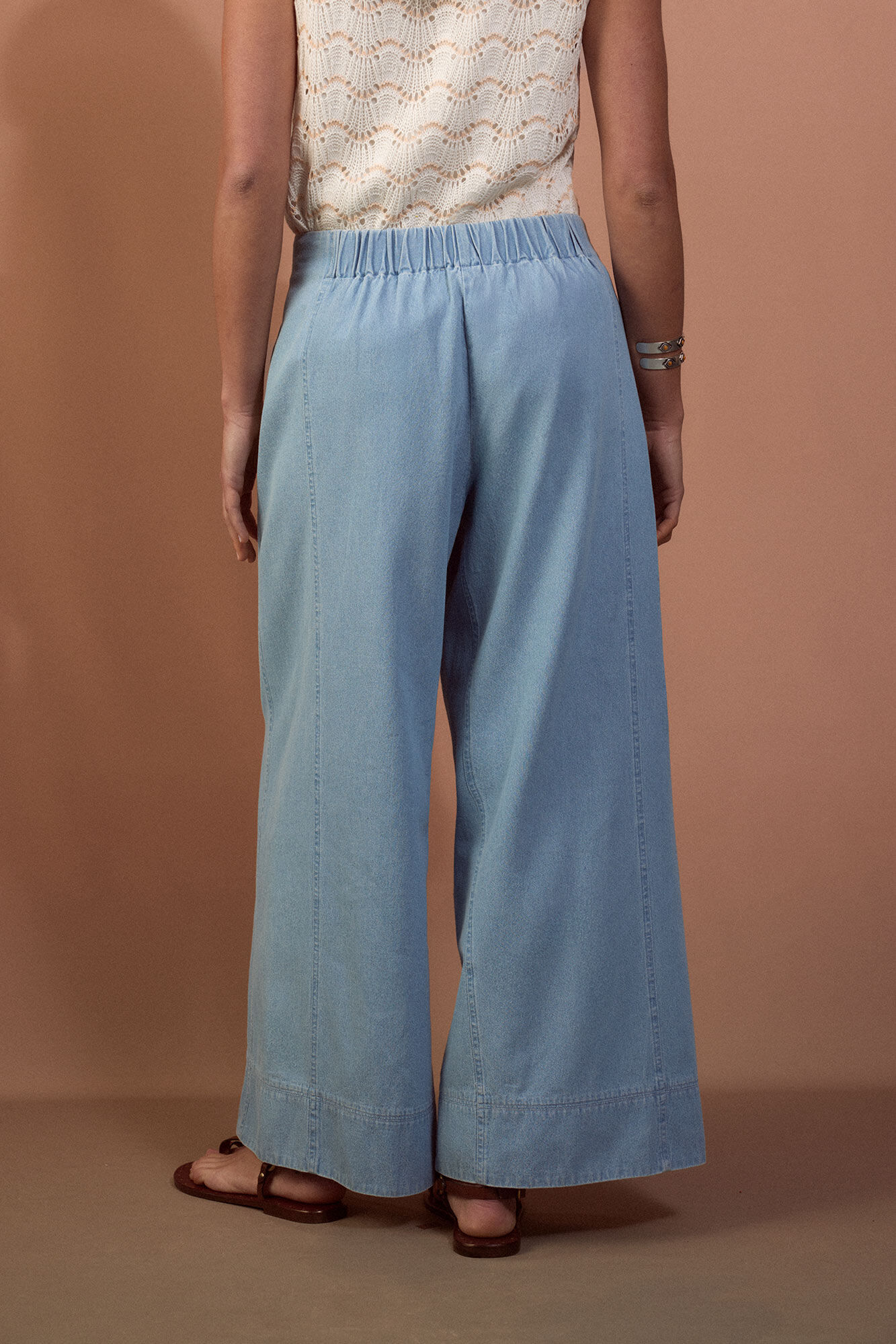 Slowlove Jeans Chambr&eacute; Azul