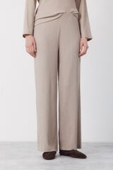 Cortefiel Pantal&oacute;n de tejido Beige