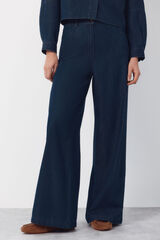 Cortefiel Jean palazzo suave Azul