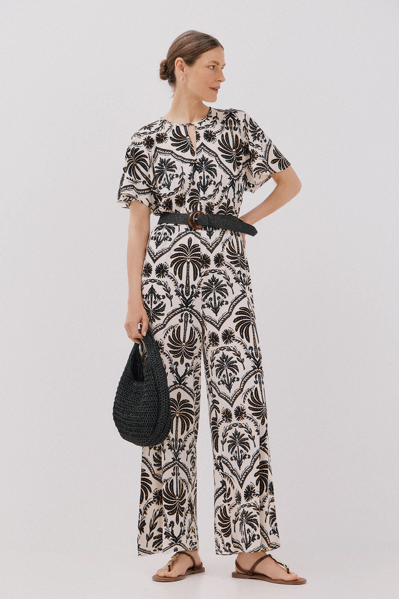 Cortefiel Jumpsuit estampado
