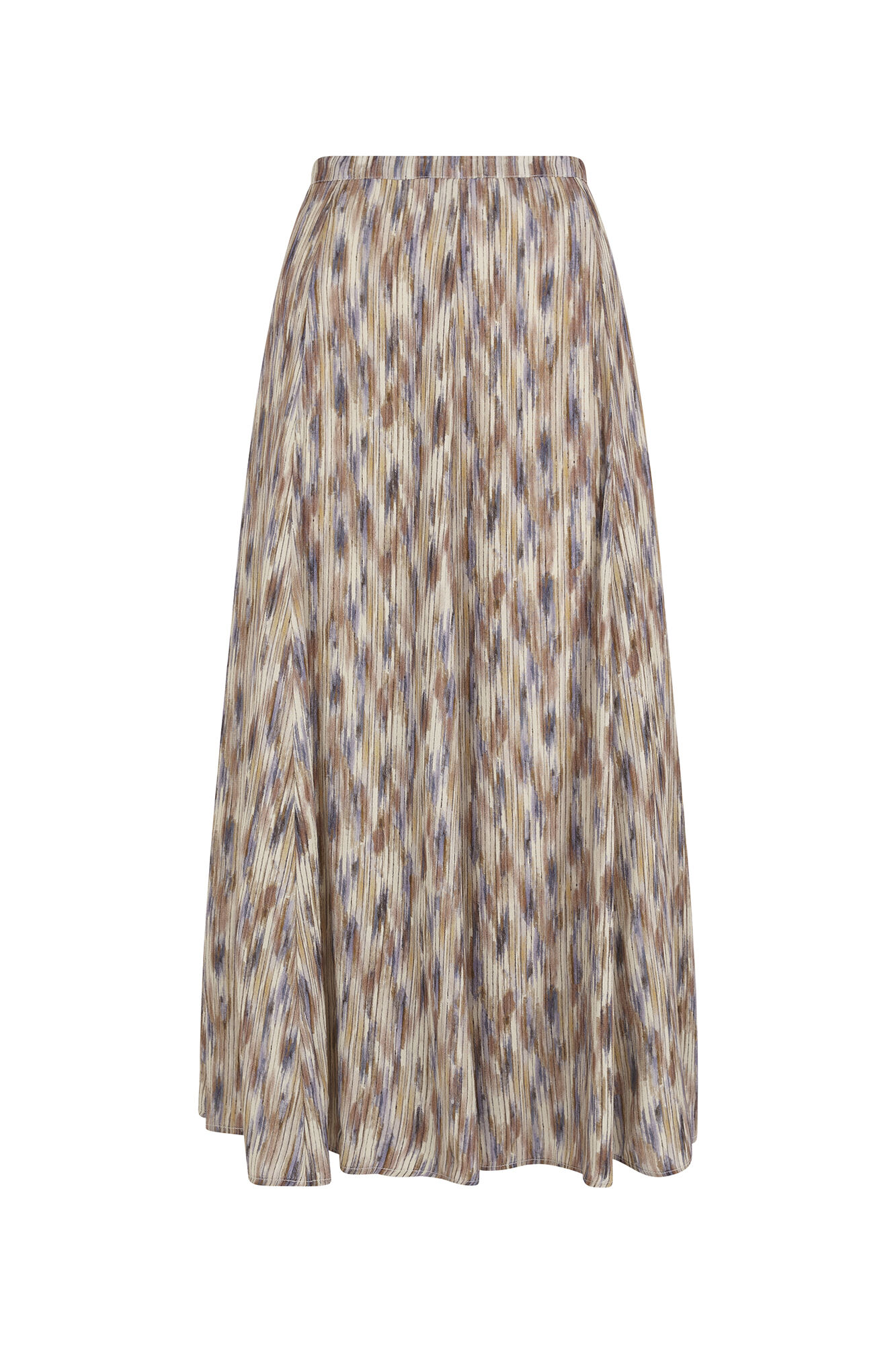 Cortefiel Falda estampada con vuelo Multicolor