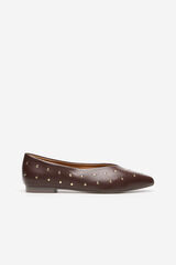 Cortefiel Zapatillas de piel Arena