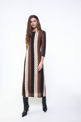 Slowlove Vestido de estructura multicolor Multicolor