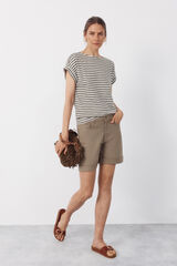 Cortefiel Shorts de mezclilla color Kaki