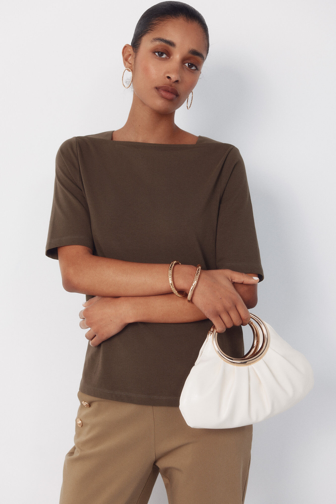 Cortefiel Bolsa de mano argolla