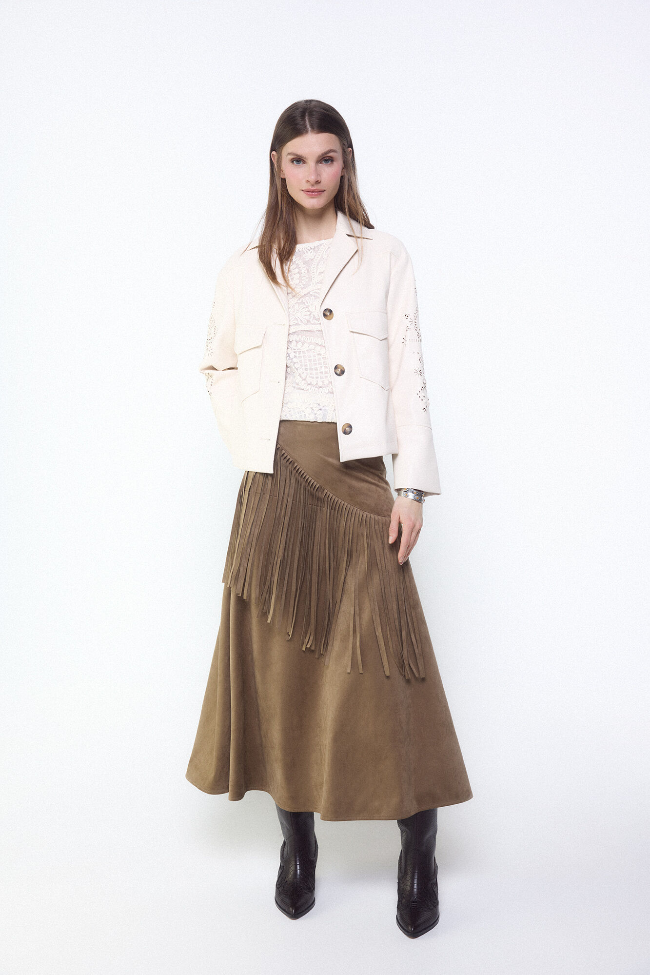 Slowlove Top de crochet floral