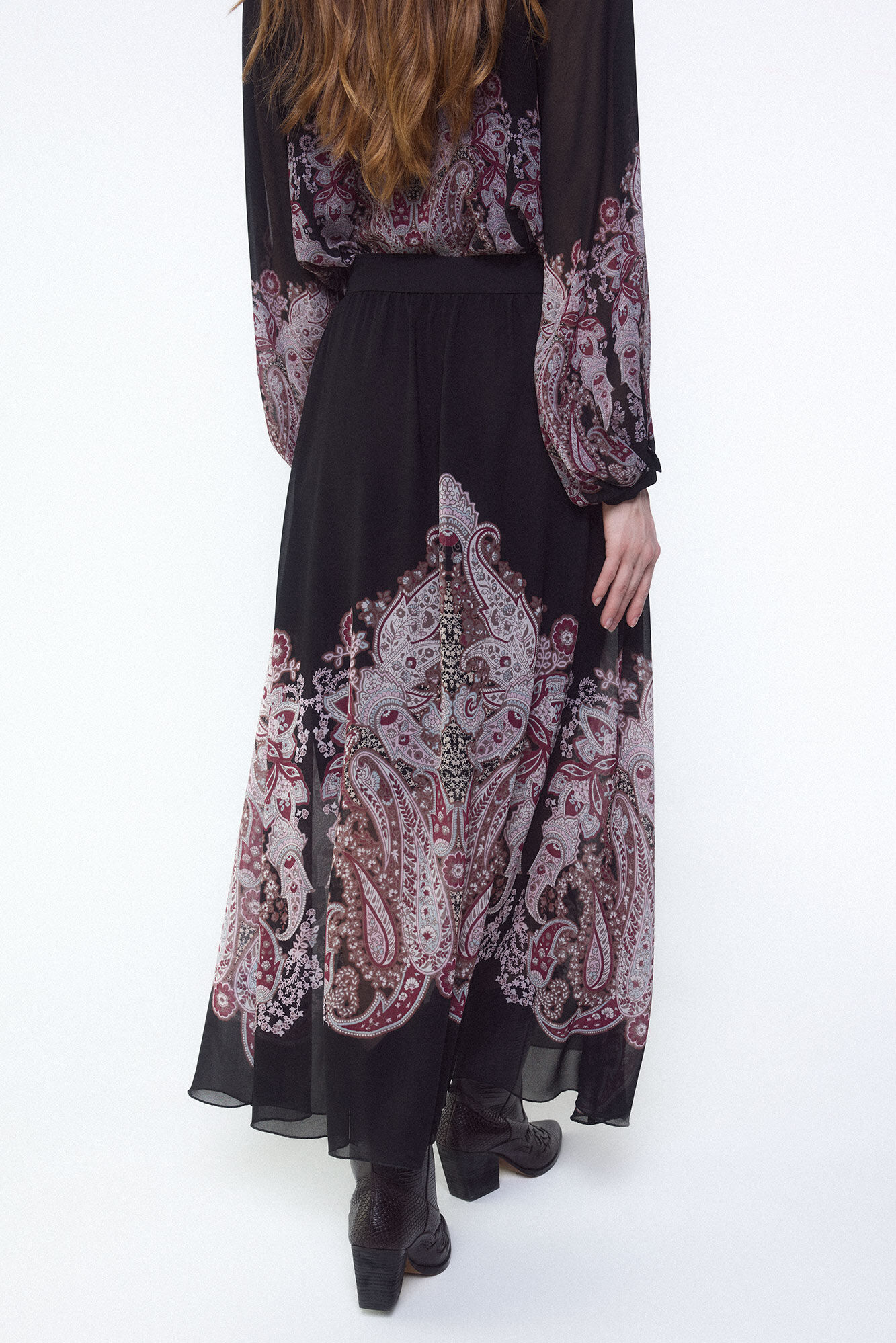 Slowlove Falda con estampado posicionado Multicolor