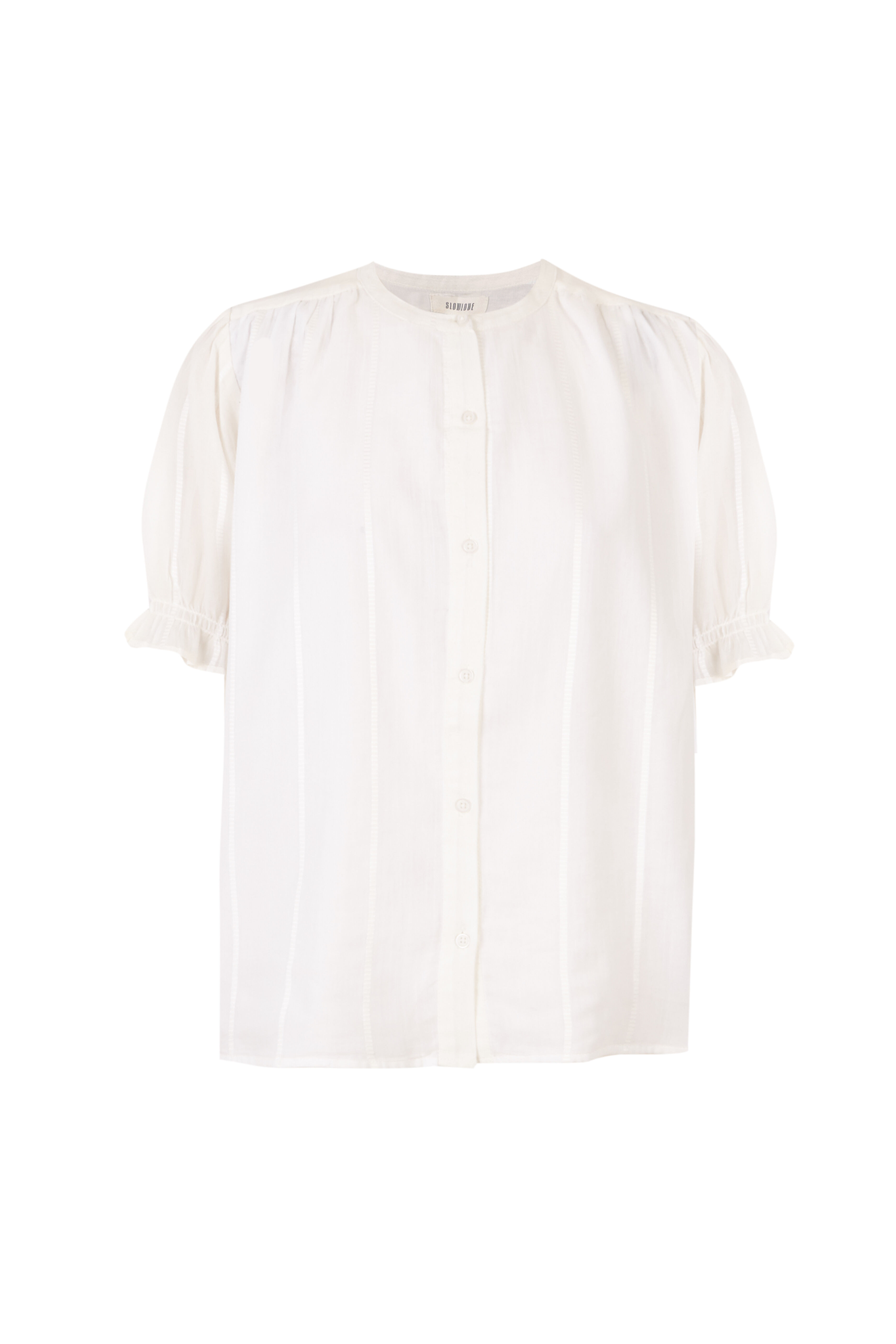 Slowlove Blusa fluida dobby Marfil