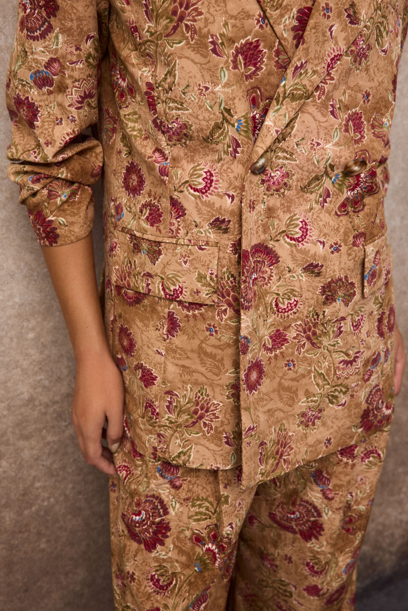 Slowlove Blazer oversized estampada Multicolor