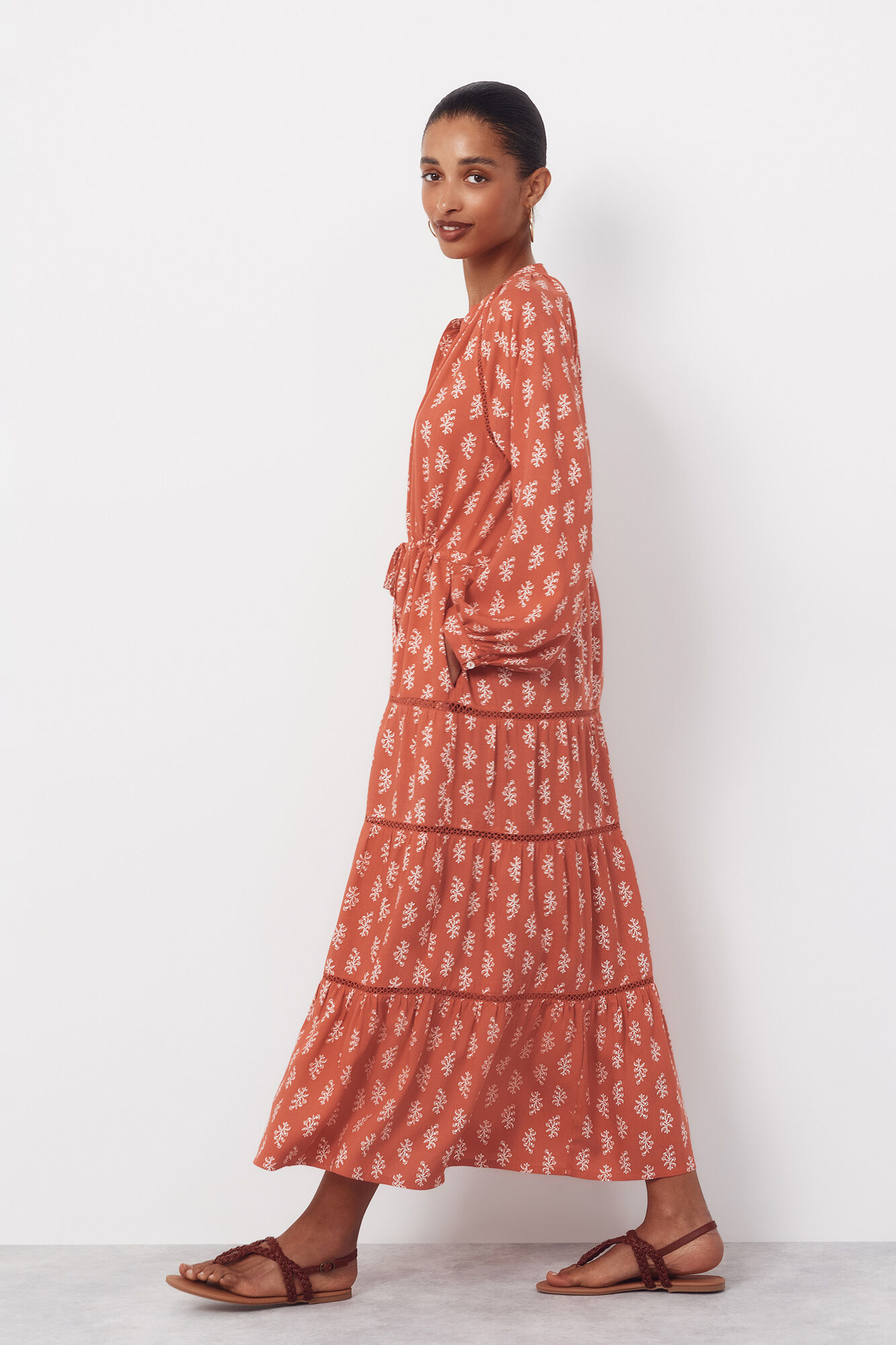 Cortefiel Vestido estampado