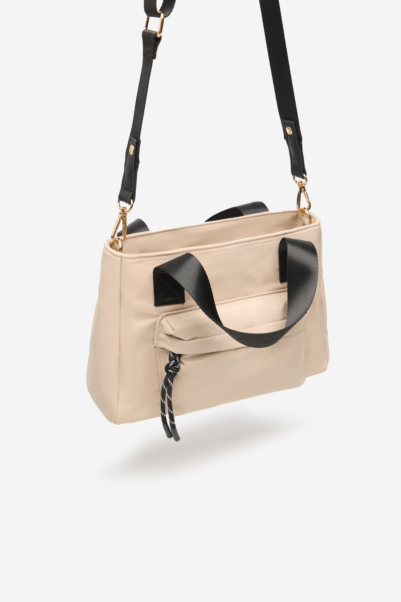 Cortefiel Bolsa shopper de nylon con bolsillo