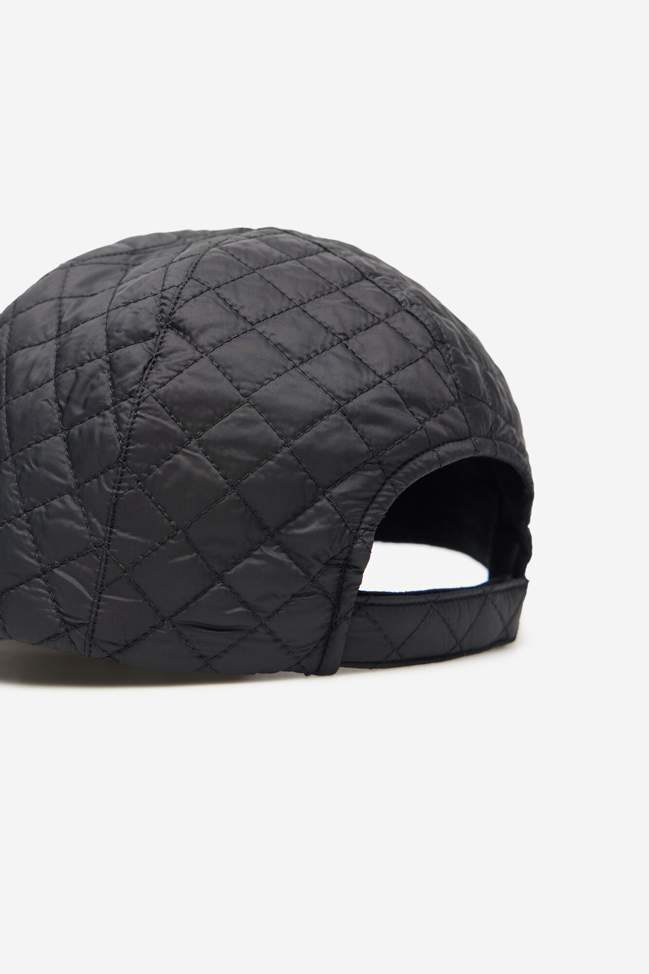 Cortefiel Gorra de nylon acolchada Negro