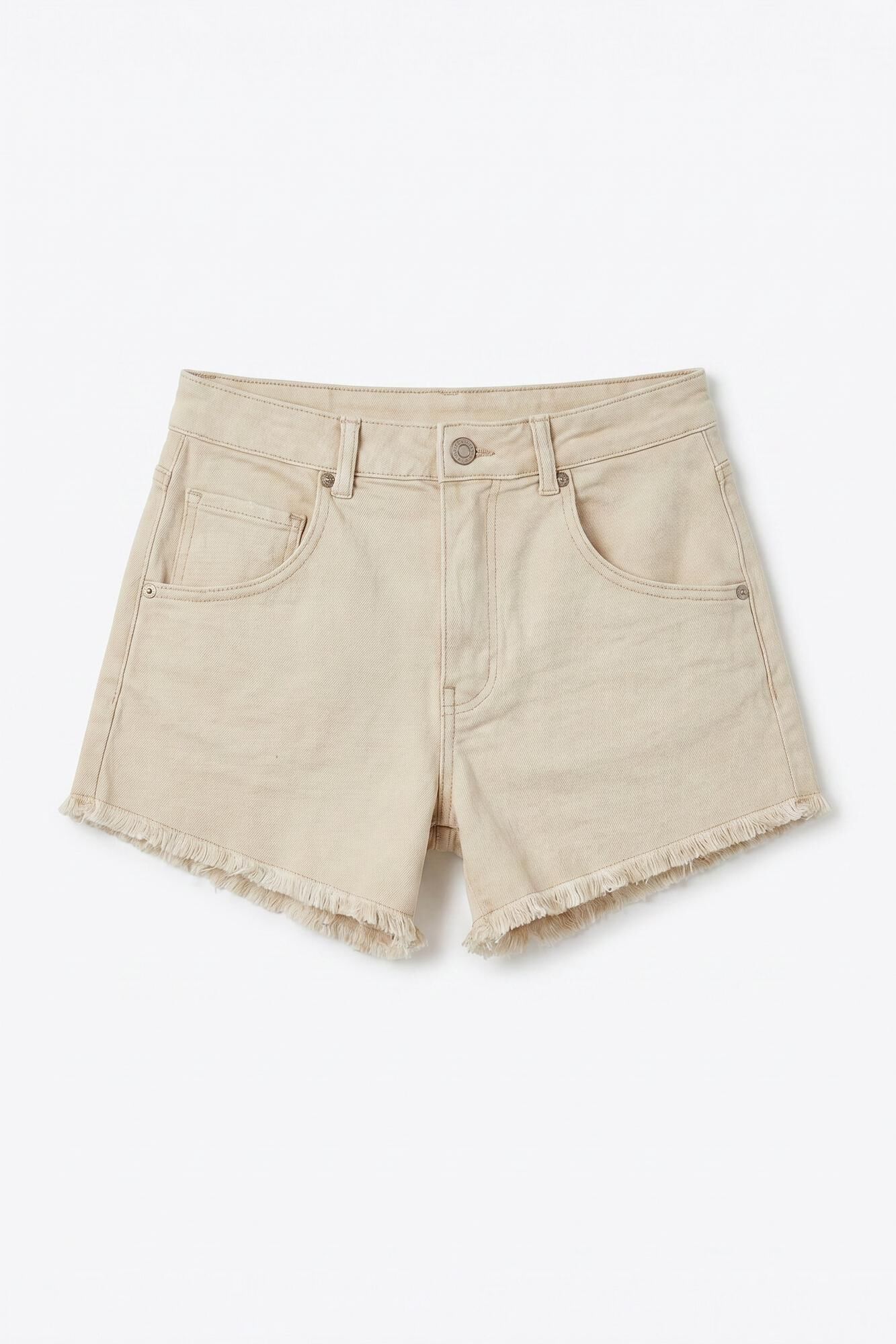 Slowlove Short vaquero desflecado Marr&oacute;n