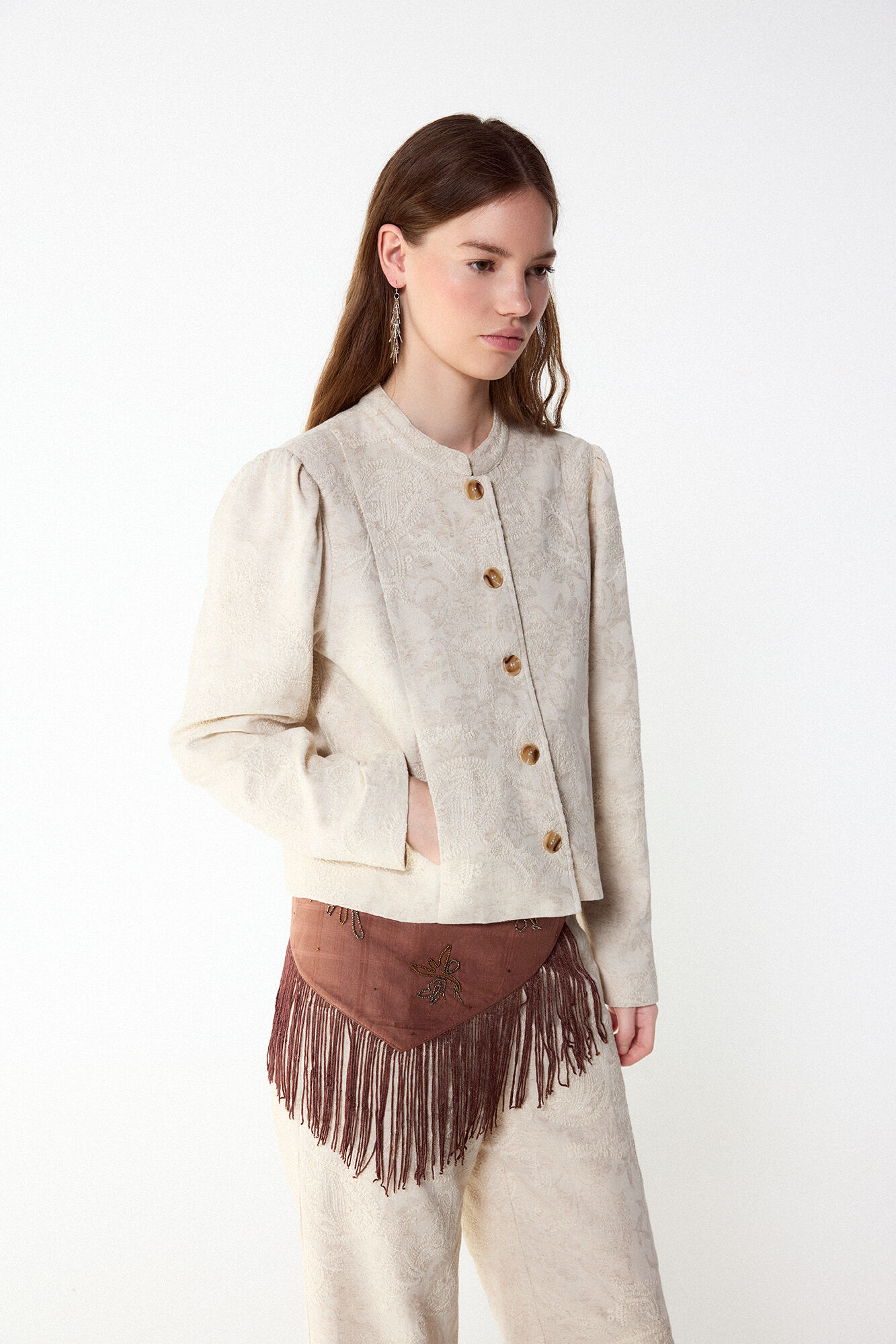 Slowlove Chamarra bordada