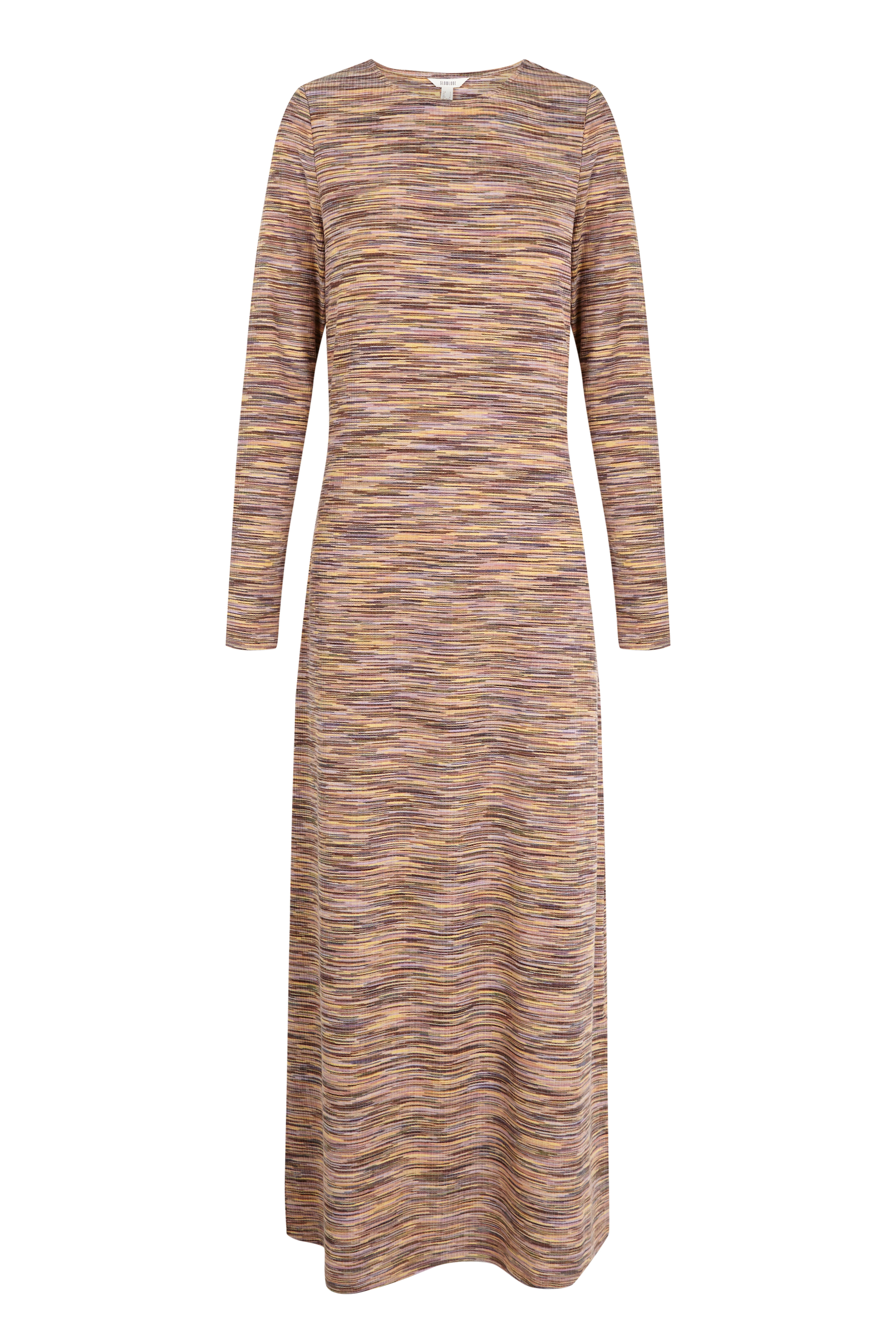 Slowlove Vestido de tejido melange Multicolor