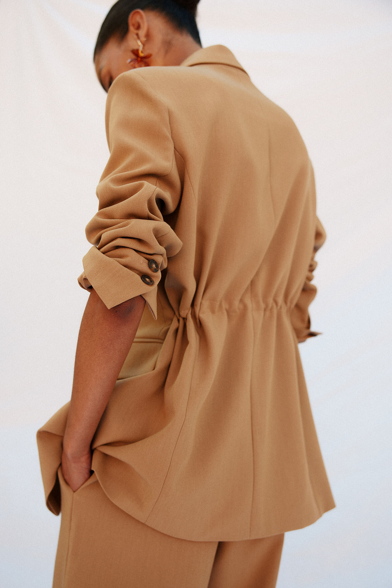 Cortefiel Blazer de cuello solapa