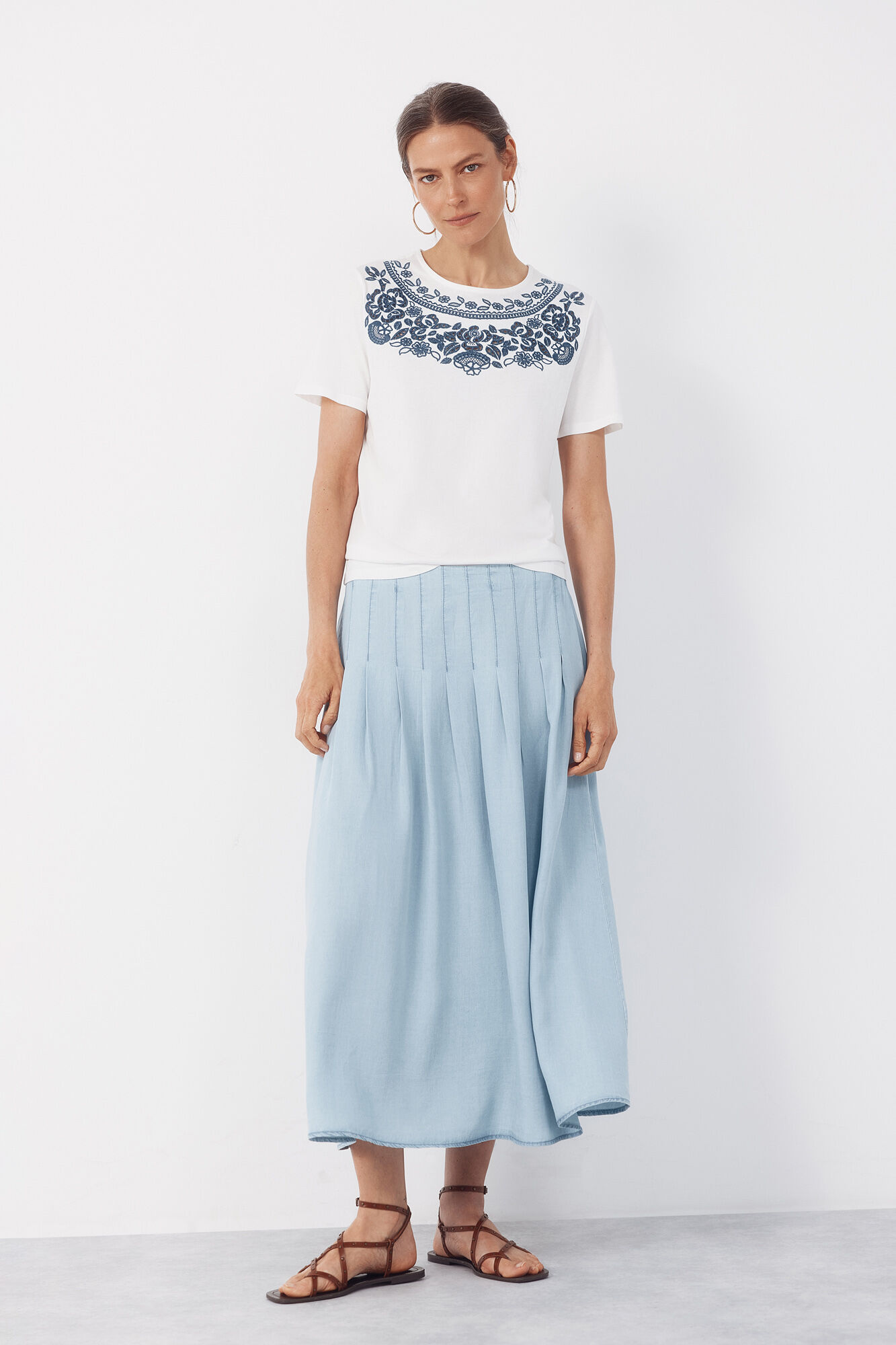 Cortefiel Playera estampada
