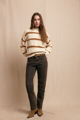 Slowlove Jeans marr&oacute;n Overdye Gris