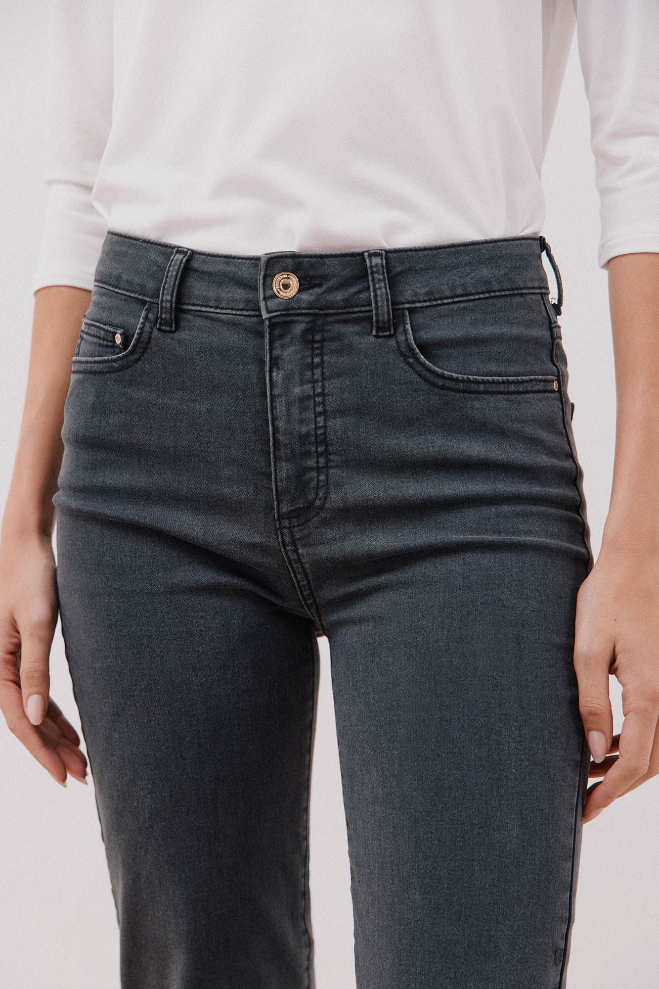 Cortefiel Jeans sensational recto Gris oscuro