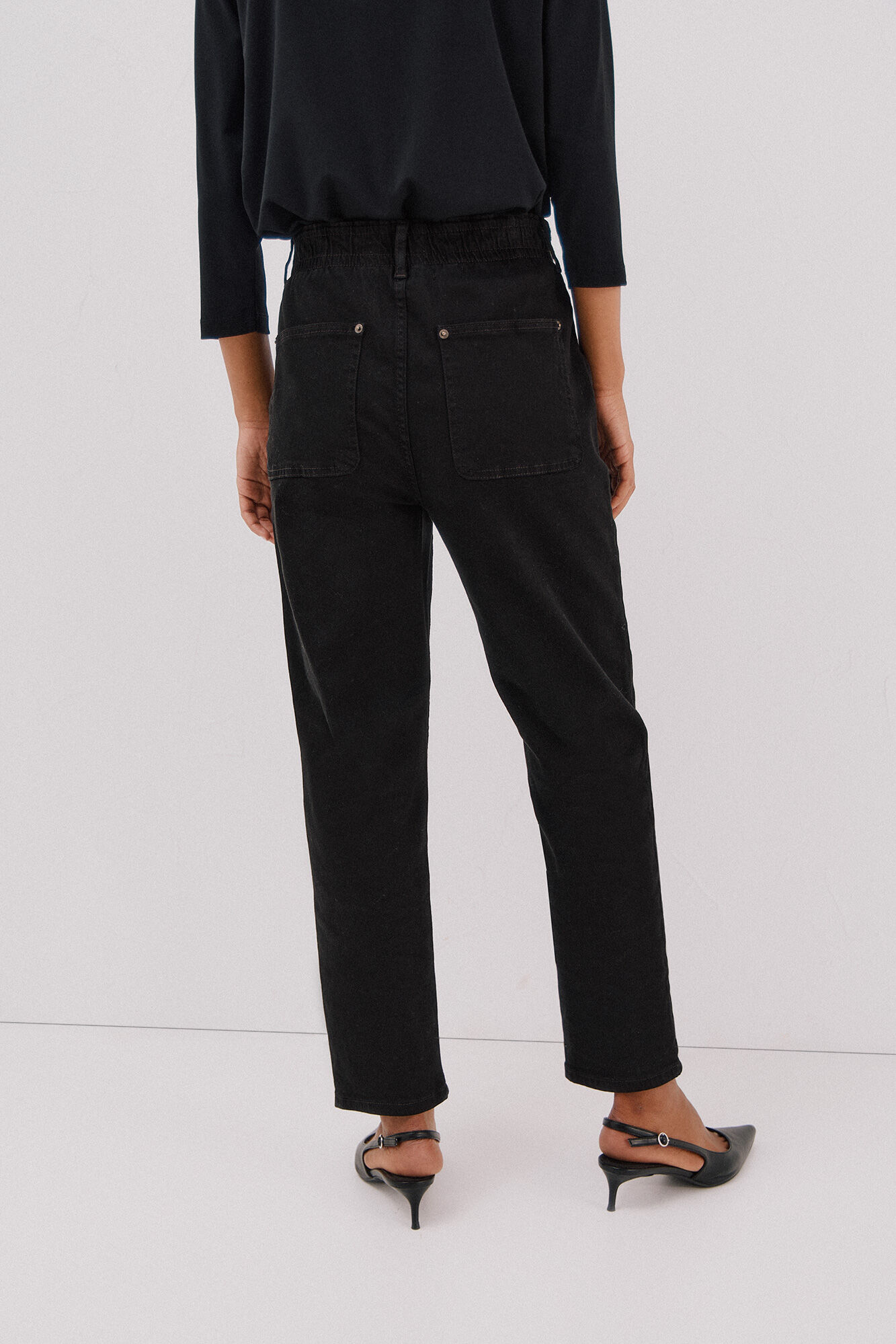 Cortefiel Jeans easy fit Negro