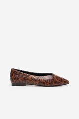 Cortefiel Zapatillas Estampado marr&oacute;n