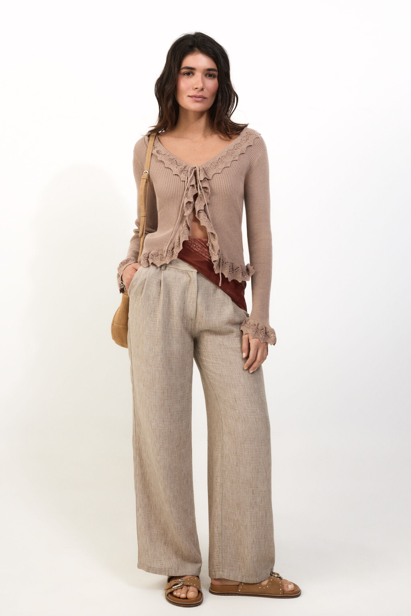 Slowlove Pantal&oacute;n fluido &iacute;ndigo