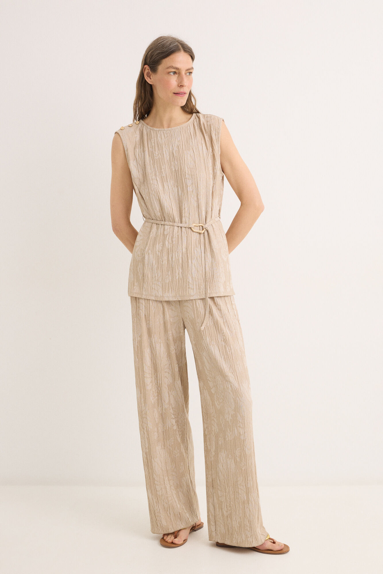 Cortefiel Pantal&oacute;n de punto jacquard
