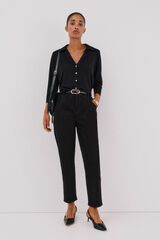 Cortefiel Jeans easy fit Negro