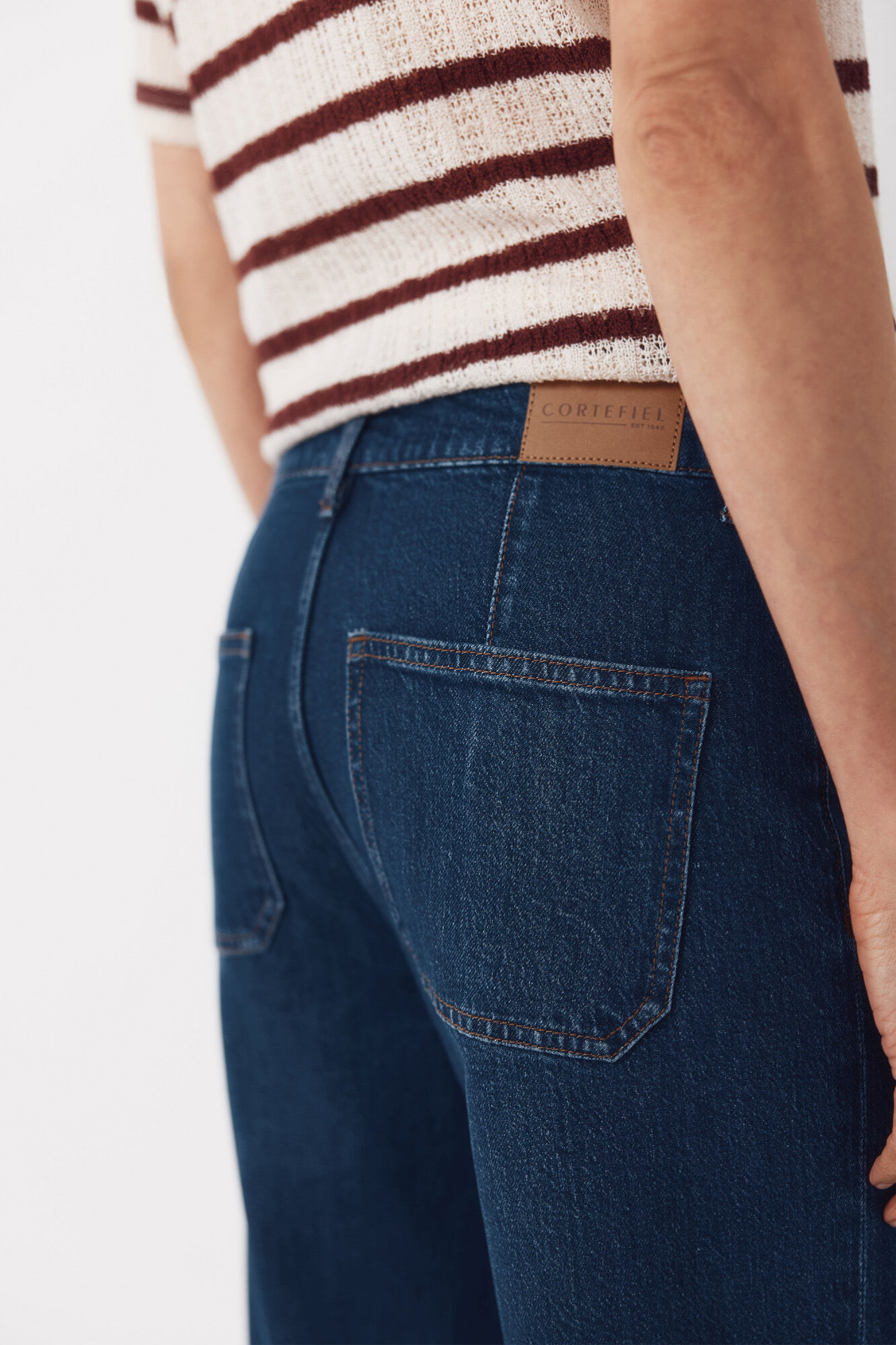 Cortefiel Jeans marine con bolsillos Azul