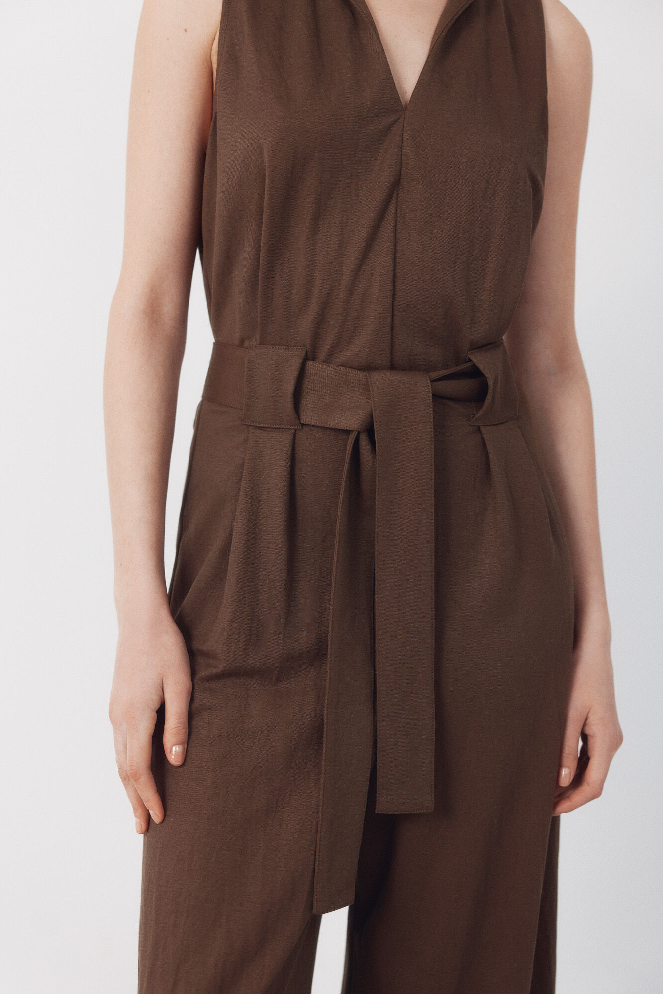 Cortefiel Jumpsuit de piqu&eacute;