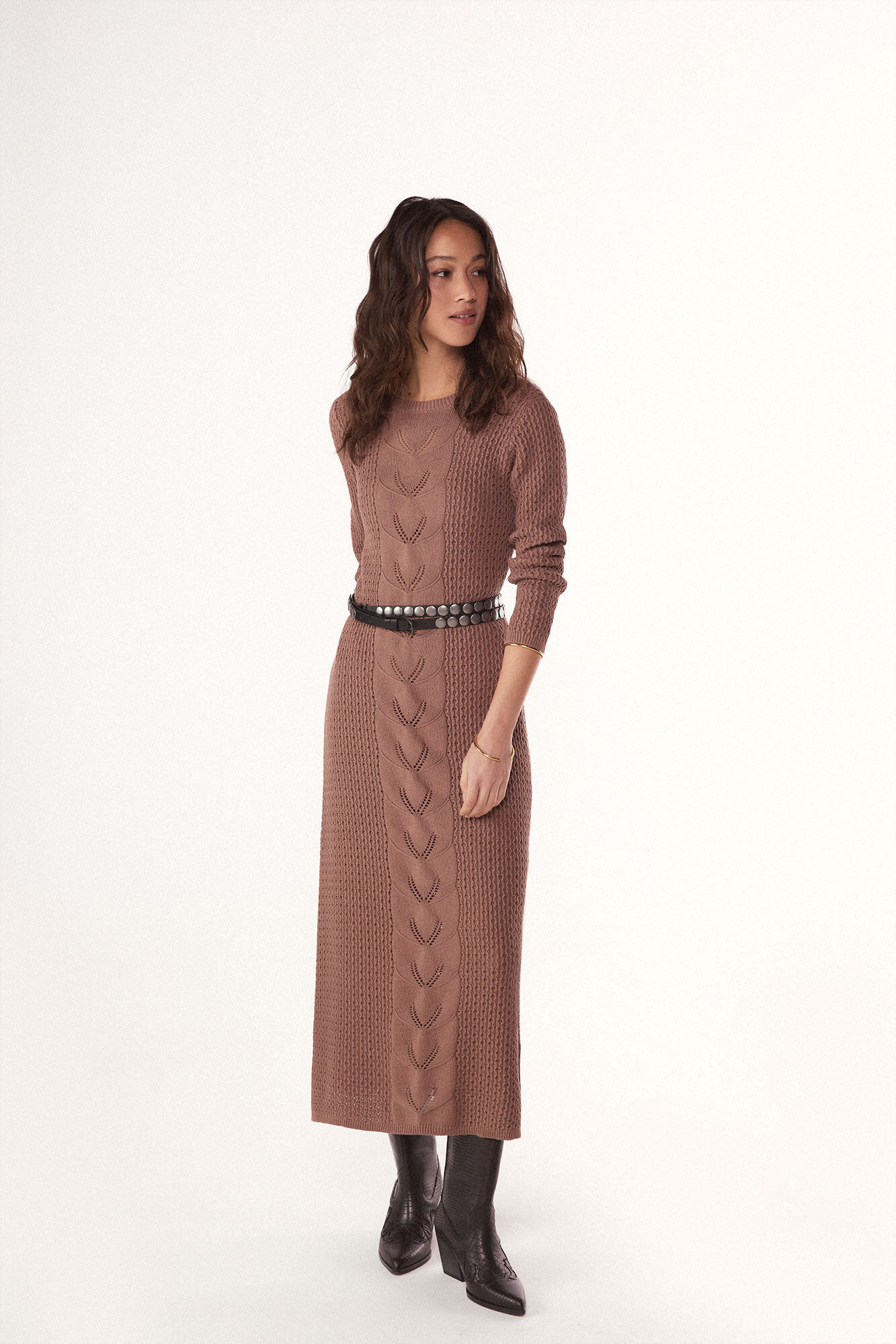 Slowlove Vestido largo de tejido