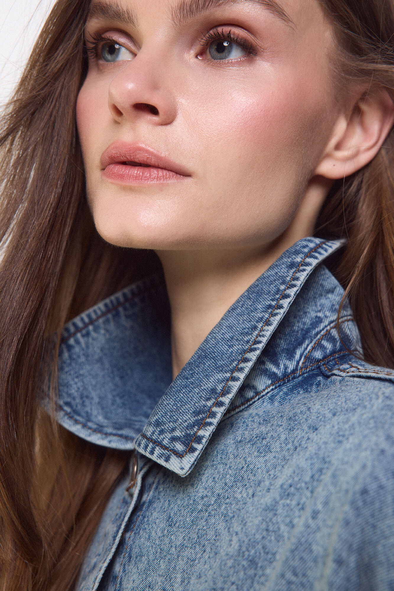 Slowlove Chamarra de mezclilla trucker