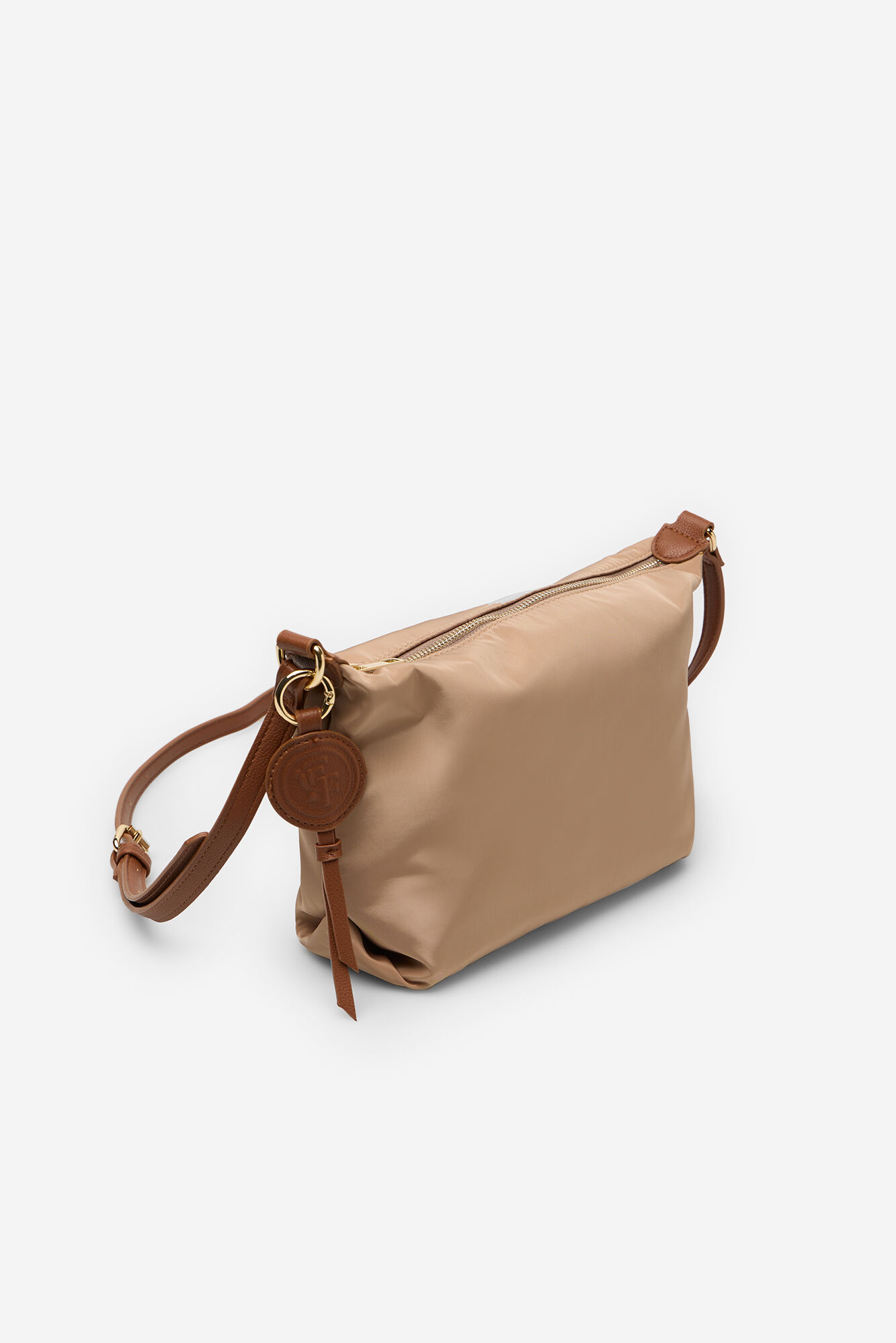 Cortefiel Bandolera de nylon con logo porque