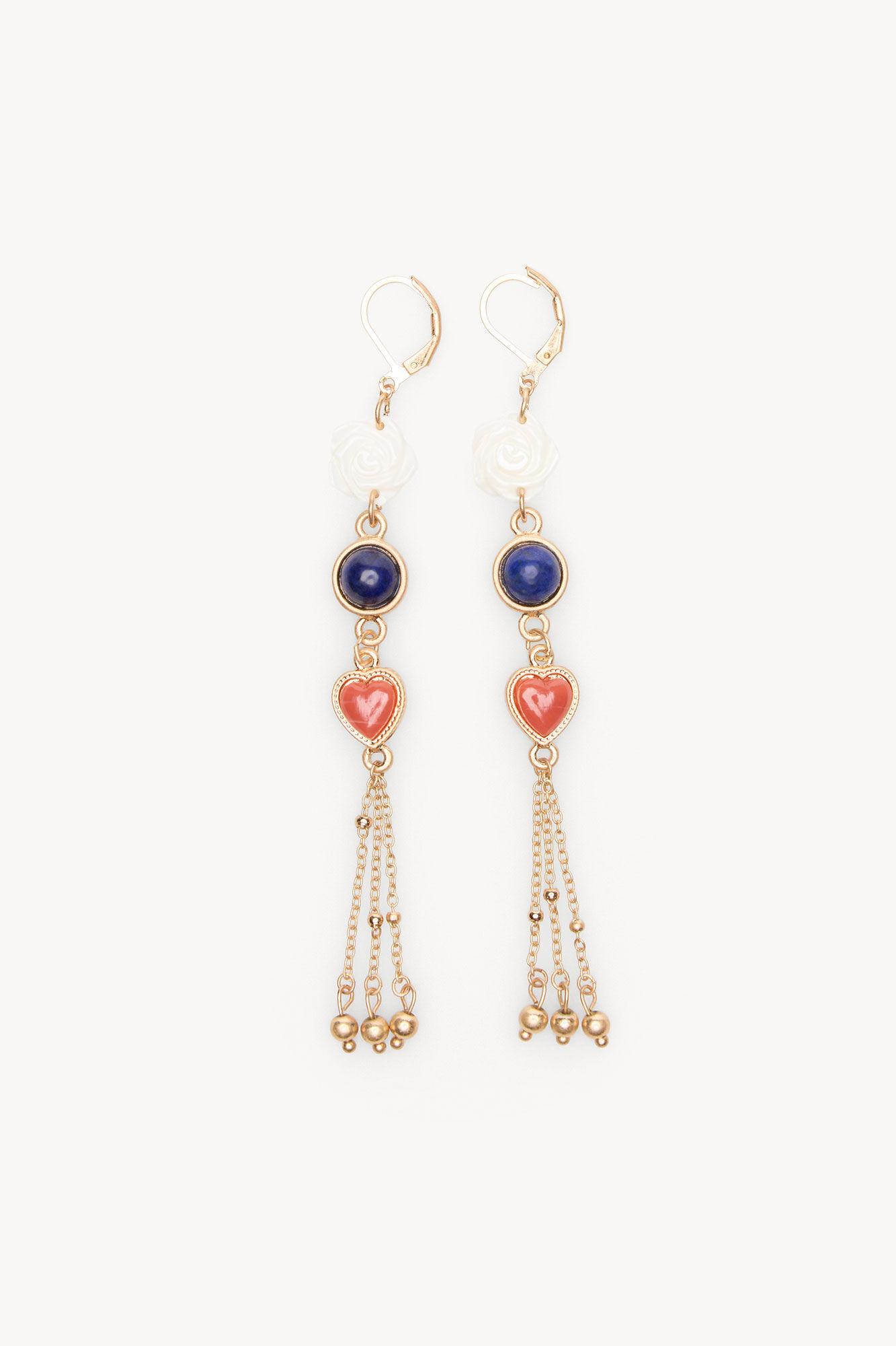 Hoss Intropia Aretes coraz&oacute;n liso