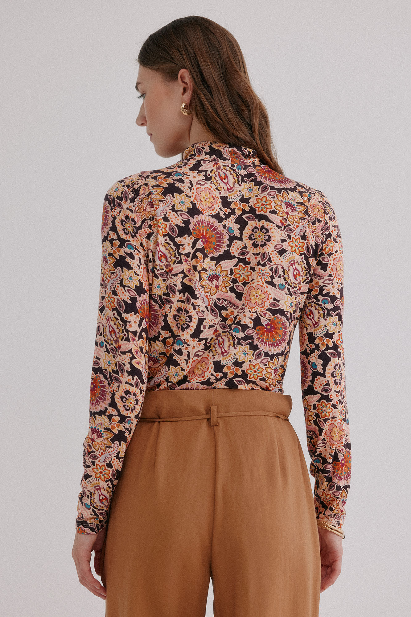 Hoss Intropia Mara. Playera estampada Estampado Marron