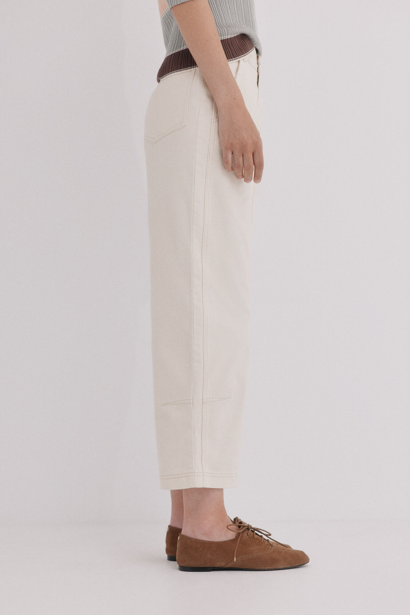 Hoss Intropia Betty. Denim balloon Marfil