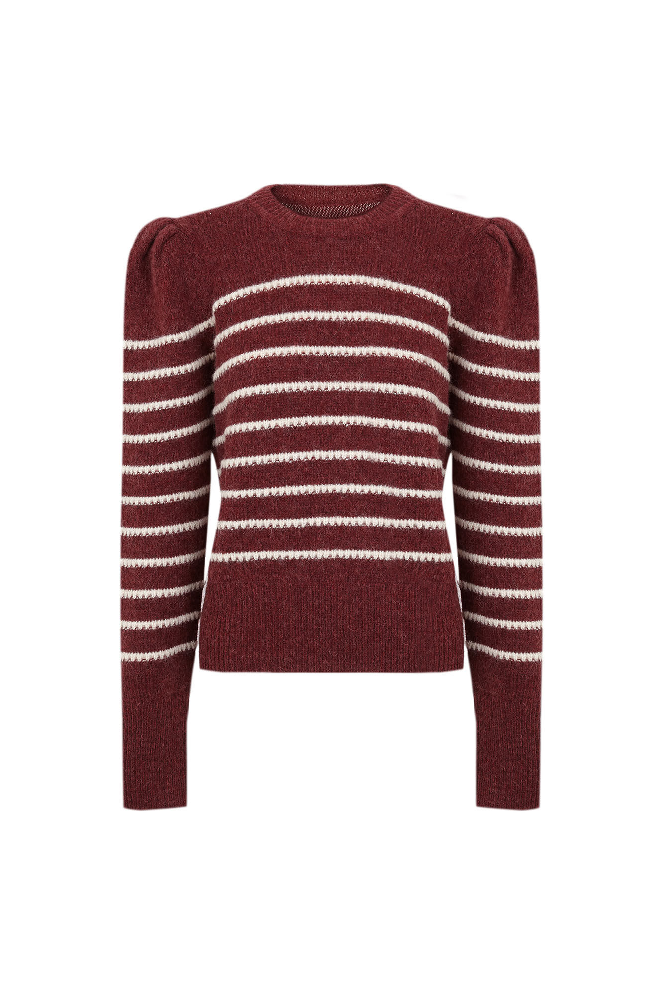 Hoss Intropia Ninnette. Su&eacute;ter a rayas Granate