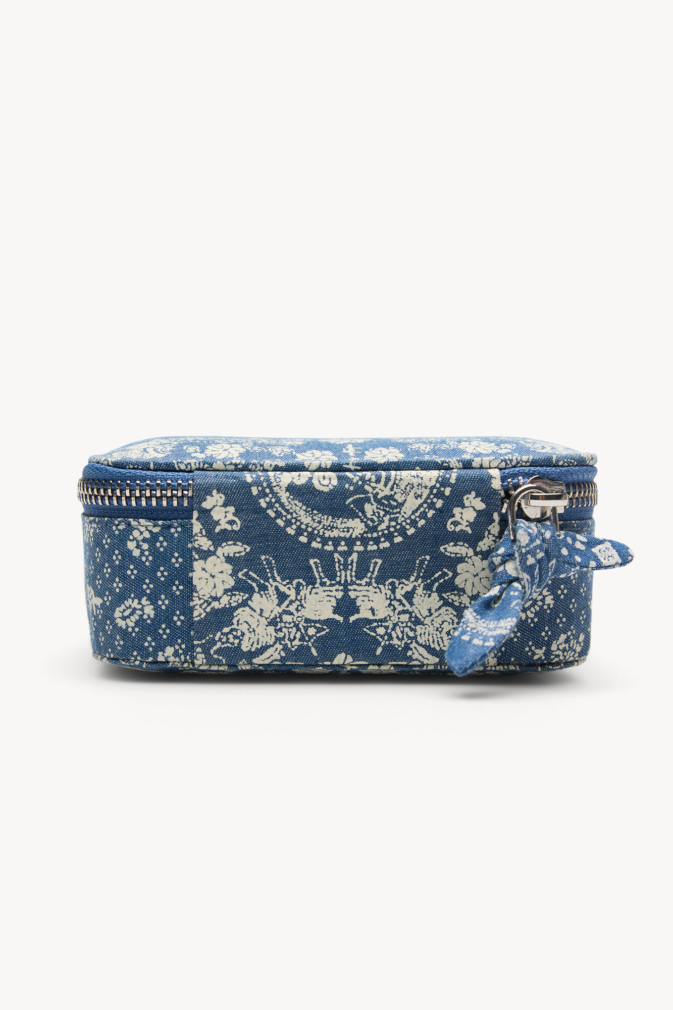 Hoss Intropia Lola. Joyero estampado Azul
