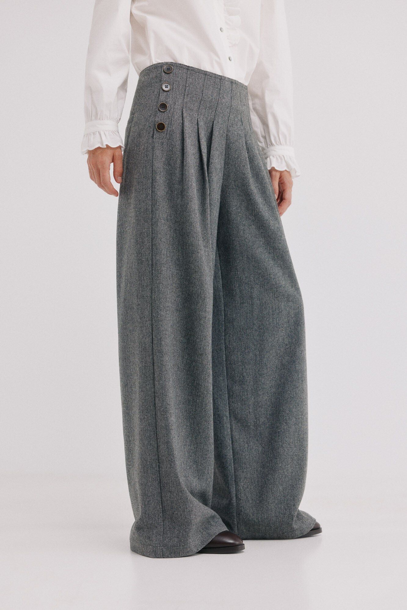 Hoss Intropia Phebe.Pantal&oacute;n con botones