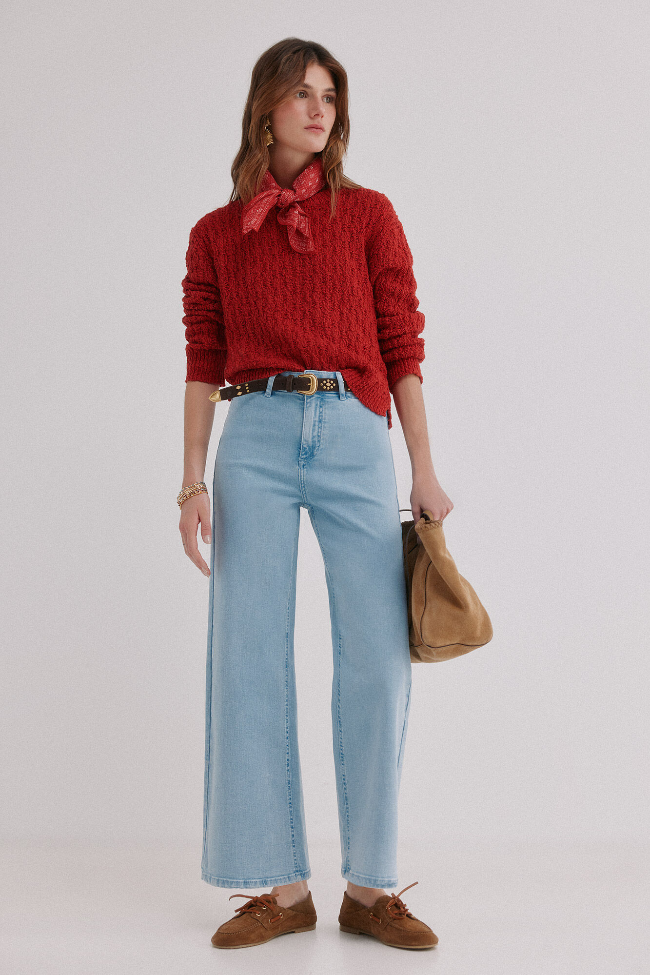 Hoss Intropia B&aacute;rbara. Jeans wide leg