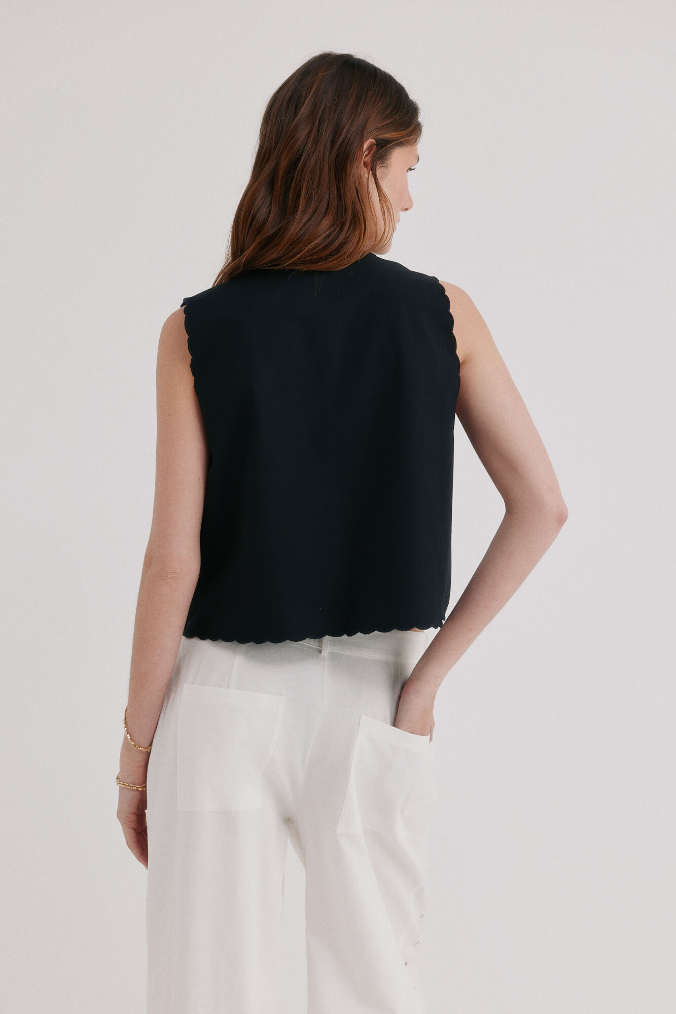 Hoss Intropia Cecilia. Blusa lazada Negro