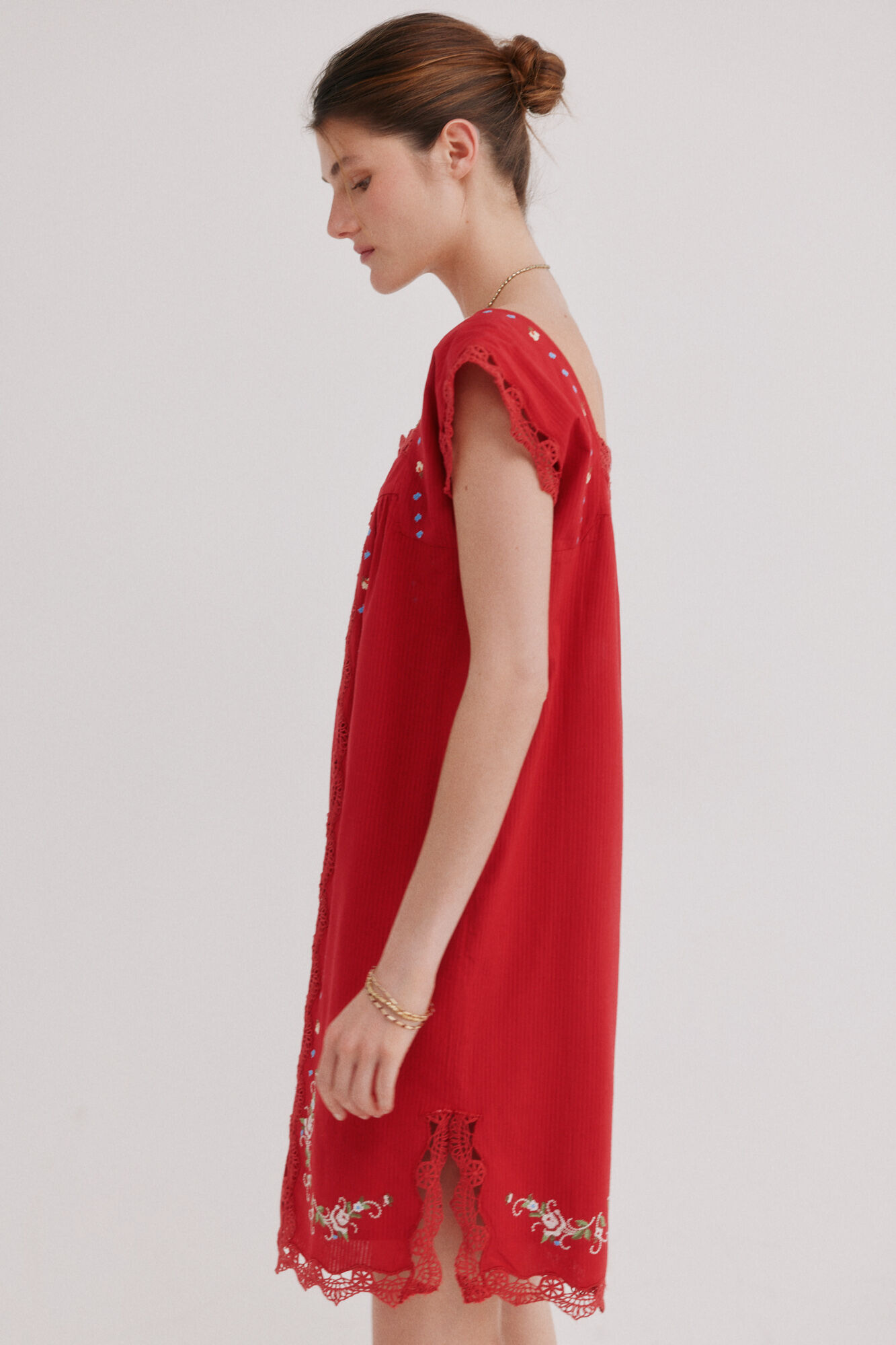 Hoss Intropia Alhena. Vestido corto rojo