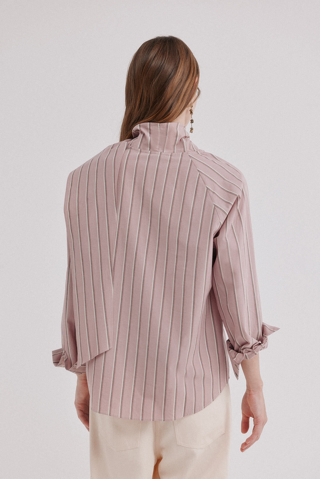 Hoss Intropia Cecile. Camisa pa&ntilde;uelo Rosa