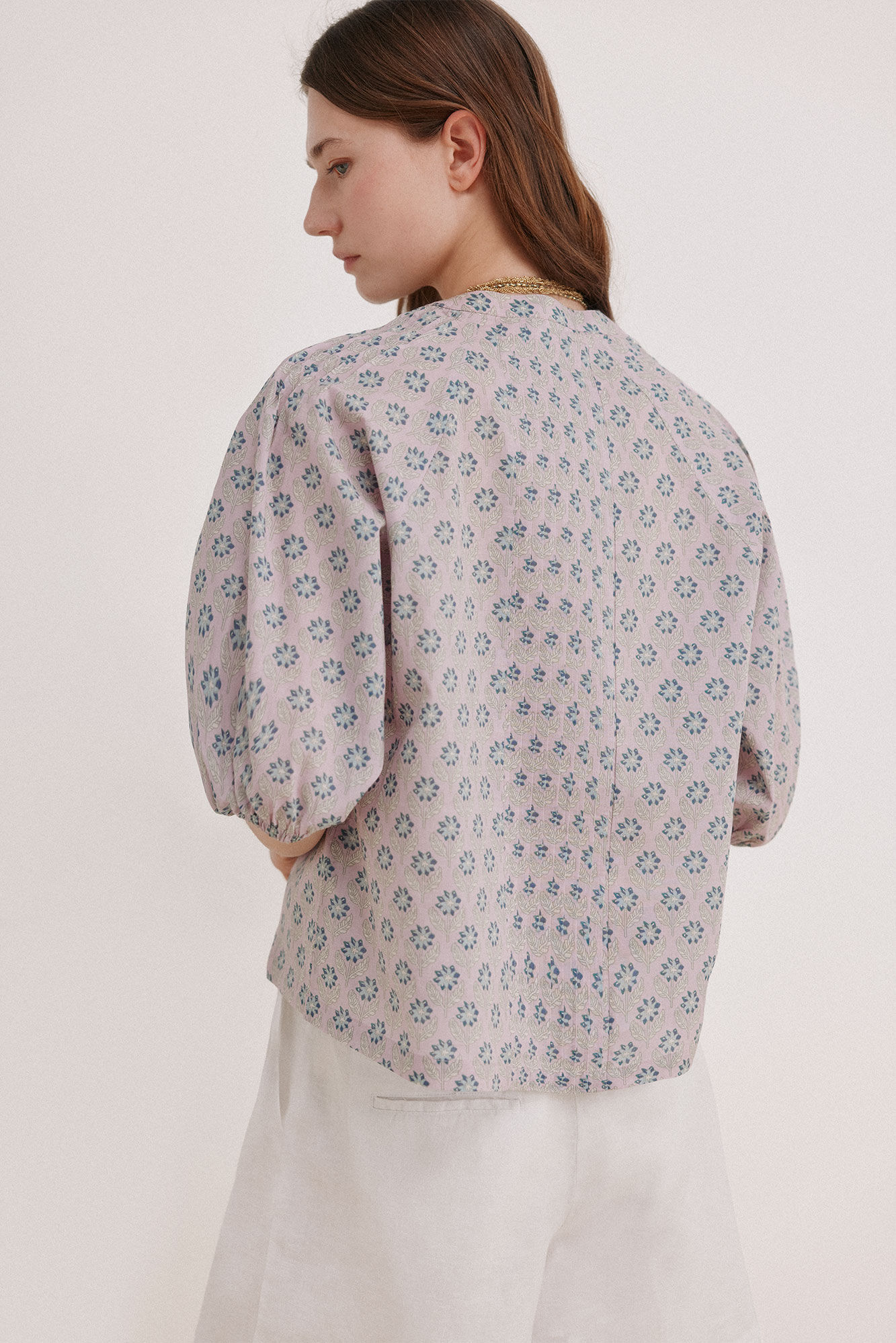 Hoss Intropia Constanza. Blusa estampada Lila